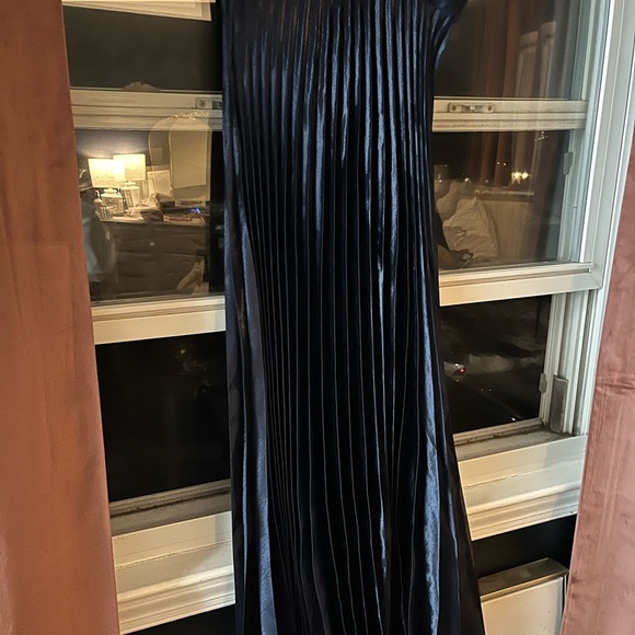 NWT Sandro Paris satin pleated maxi skirt - Picture 7 of 8